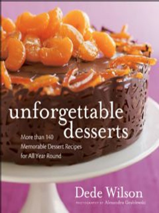 Title details for Unforgettable Desserts by Dede Wilson - Available